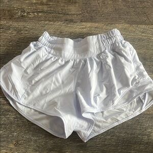 Women's White Athletic Shorts